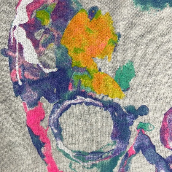 Junk Food Splash Paint Skull Jumper - Picture 3 of 6